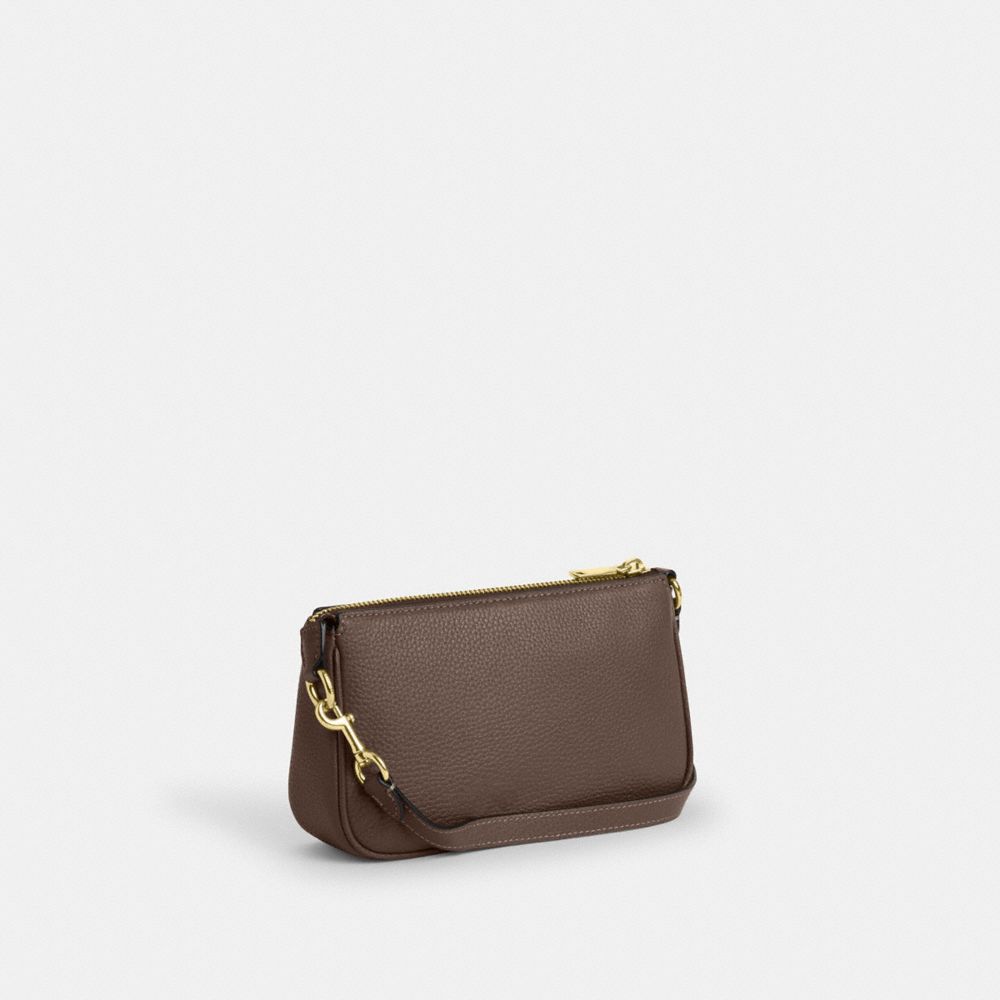 Nolita 19 Pebbled Leather-Gold-Dark Stone Pebbled Leather-Gold-Dark Stone