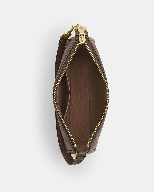 Nolita 19 Pebbled Leather-Gold-Dark Stone Pebbled Leather-Gold-Dark Stone