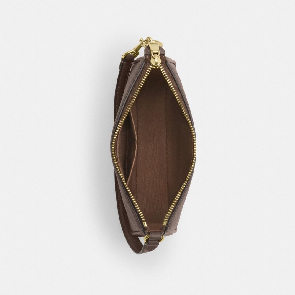 Nolita 19 Pebbled Leather-Gold-Dark Stone Pebbled Leather-Gold-Dark Stone