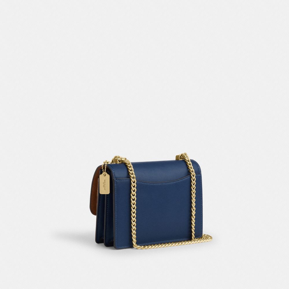 Mini Klare Crossbody Bag In Signature Canvas Im-Deep Blue-Tan Im-Deep Blue-Tan