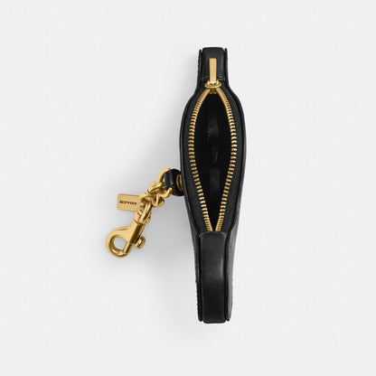 Coach Dino Coin Purse Brass Black