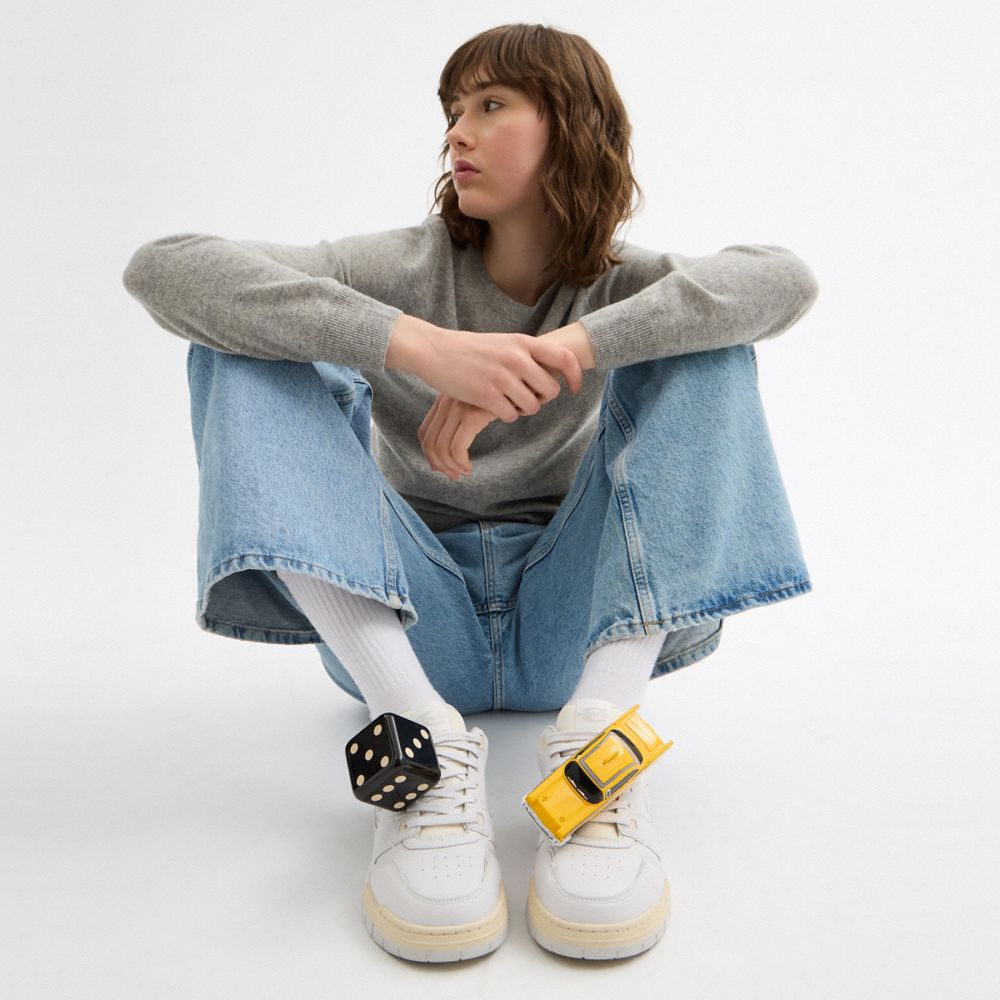 Coach Taxi Shoe Charm Yellow