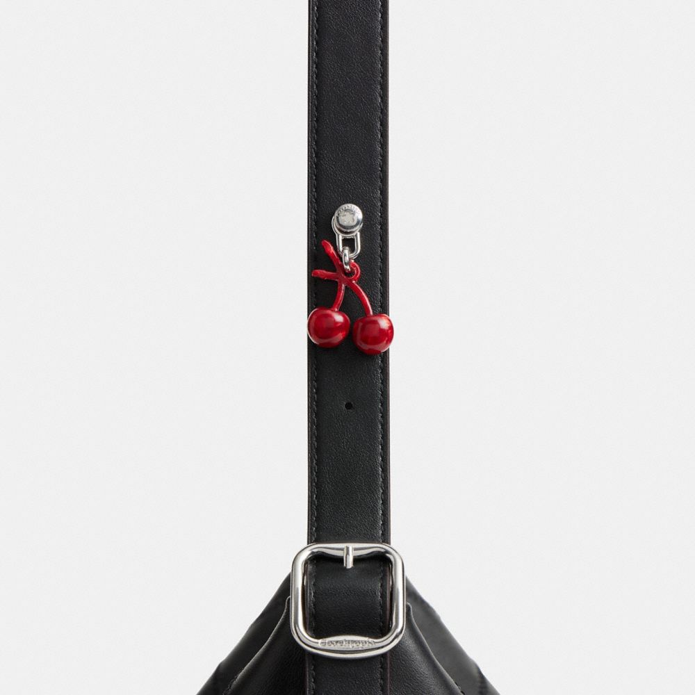 Coach Cherry Bag Charm Red Multi