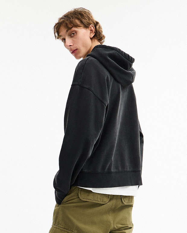 Rexy Hoodie Washed Black Washed Black