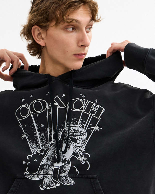 Rexy Hoodie Washed Black Washed Black