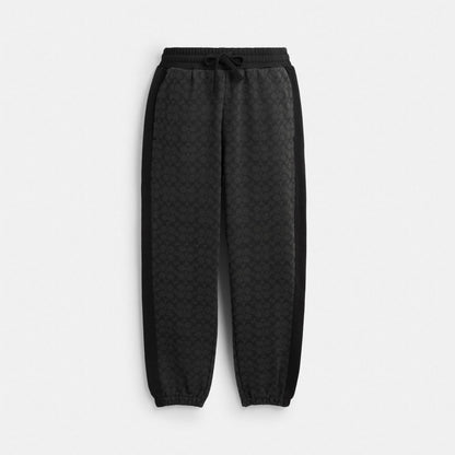 Coach Signature Sweatpants Charcoal Signature