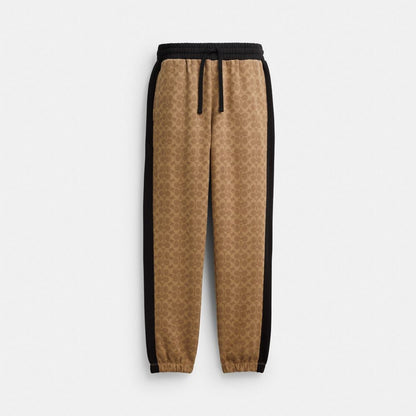 Coach Signature Sweatpants Tan Signature