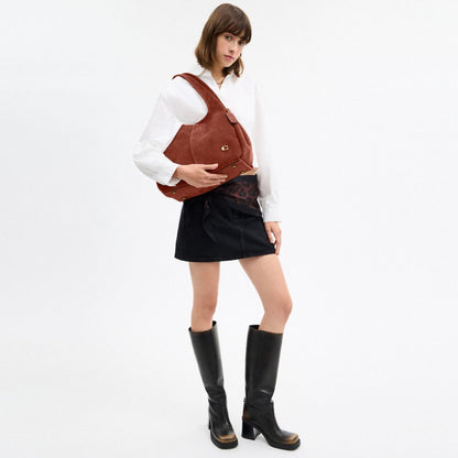 Coach Lana Shoulder Bag Brass Clay
