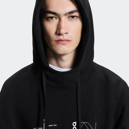 On Club Hoodie Avant Black