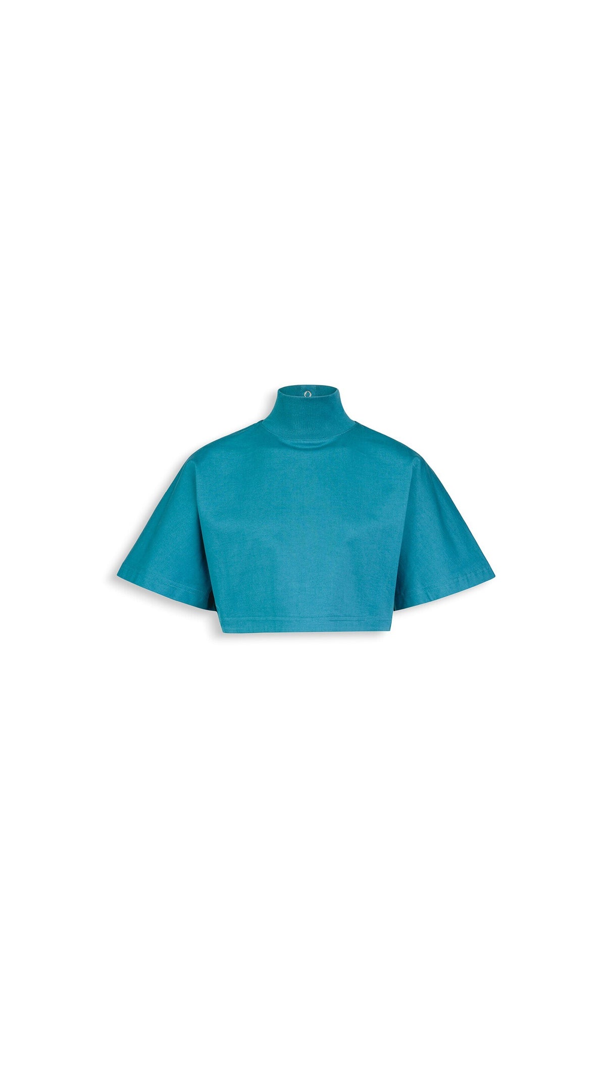 Alaïa Cropped Cotton Jersey T-Shirt