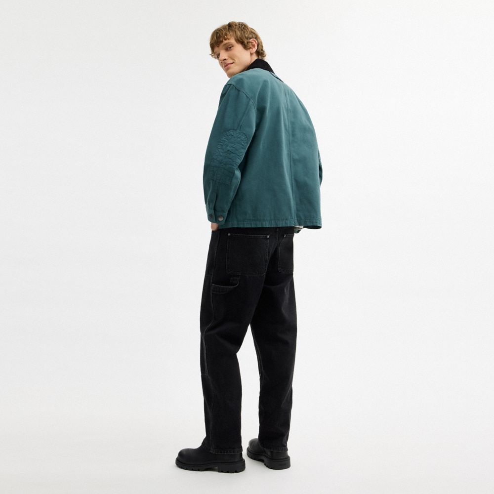 Coach Chore Coat Washed Teal