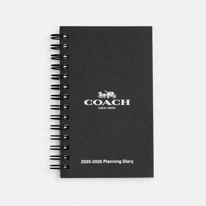 Coach 2025   2026 3 X5 Spiral Diary Book Multi
