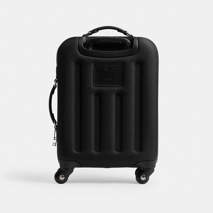 Coach Wheeled Carry On In Signature Canvas Charcoal