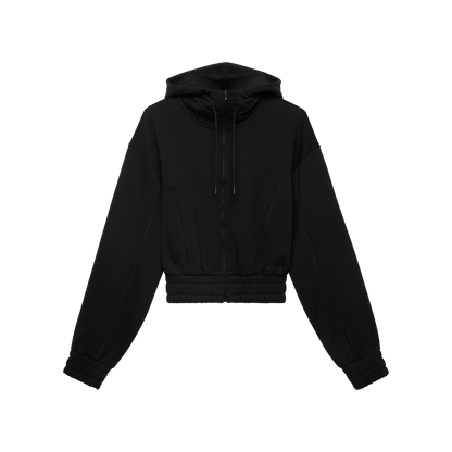 On Club Cropped Hoodie FKA Black (Women's)
