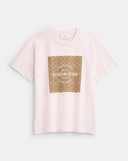 Signature Square T Shirt Light Pink Light Pink