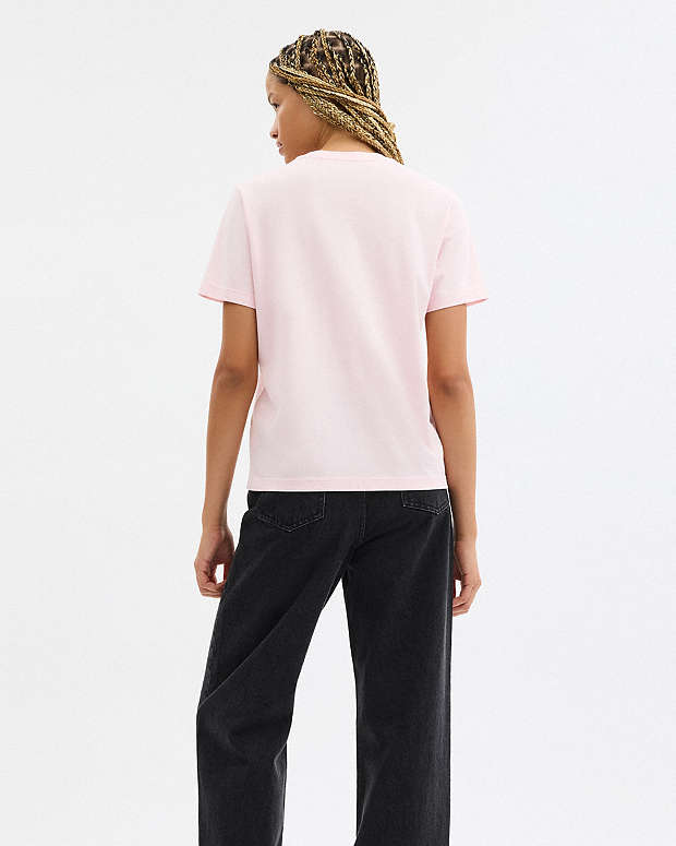 Signature Square T Shirt Light Pink Light Pink
