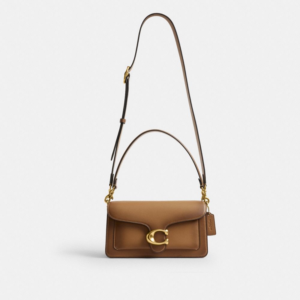 Coach Tabby Shoulder Bag 26 Brass Honey Brown