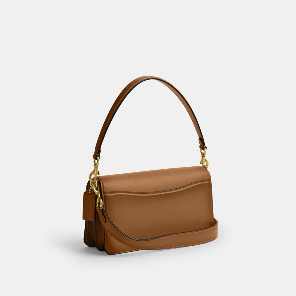 Coach Tabby Shoulder Bag 26 Brass Honey Brown