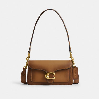 Coach Tabby Shoulder Bag 20 Brass Honey Brown