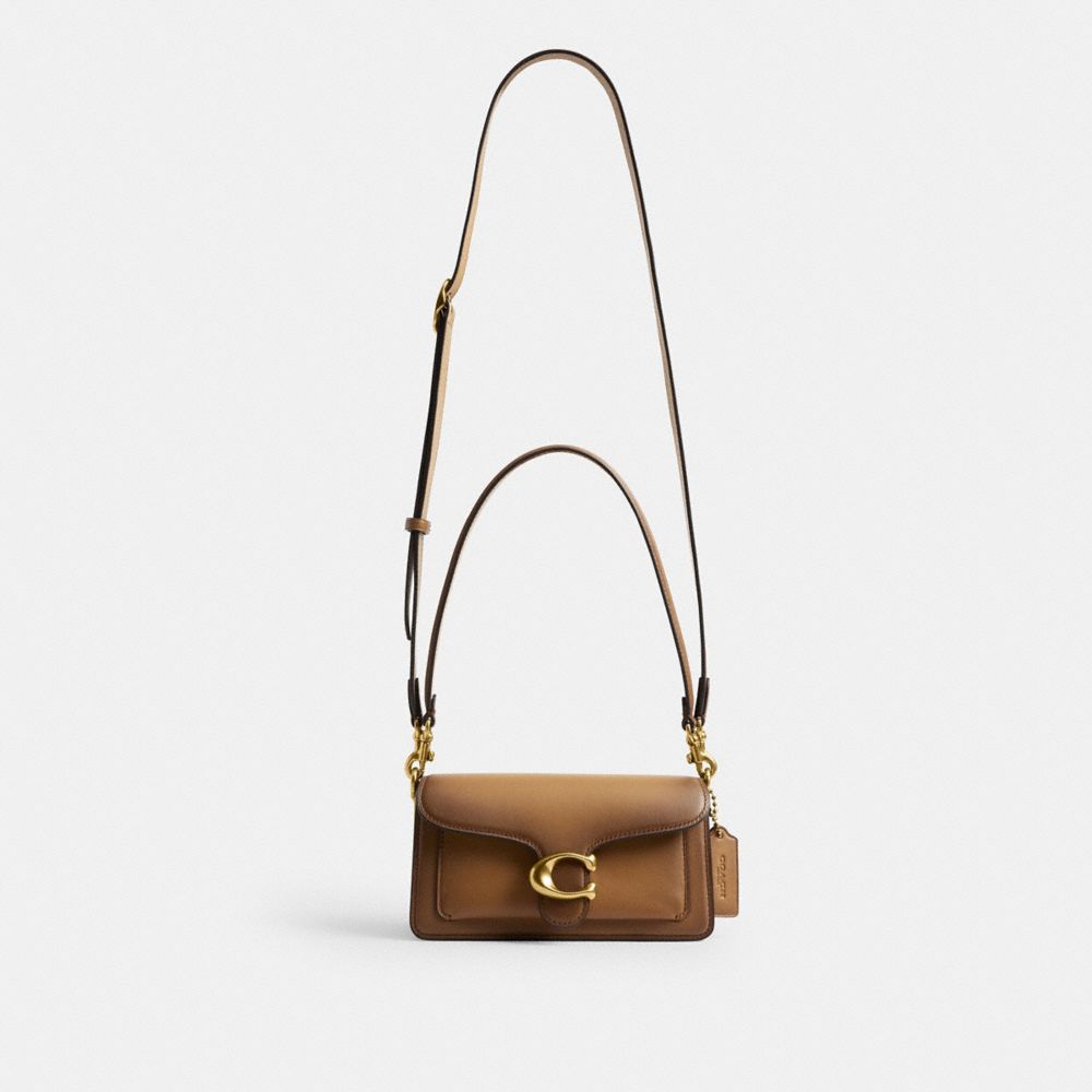 Coach Tabby Shoulder Bag 20 Brass Honey Brown