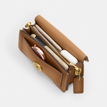 Coach Tabby Shoulder Bag 20 Brass Honey Brown
