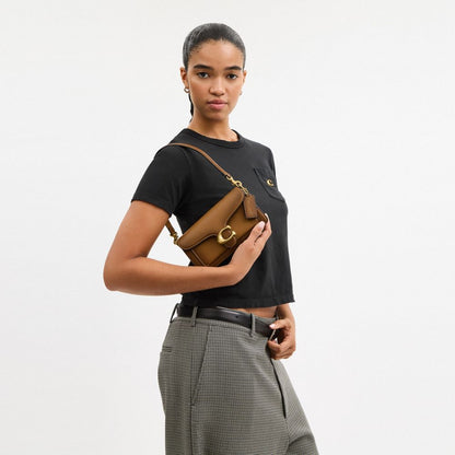 Coach Tabby Shoulder Bag 20 Brass Honey Brown