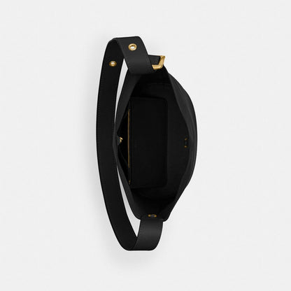 Coach Bleecker Bucket Bag Brass Black