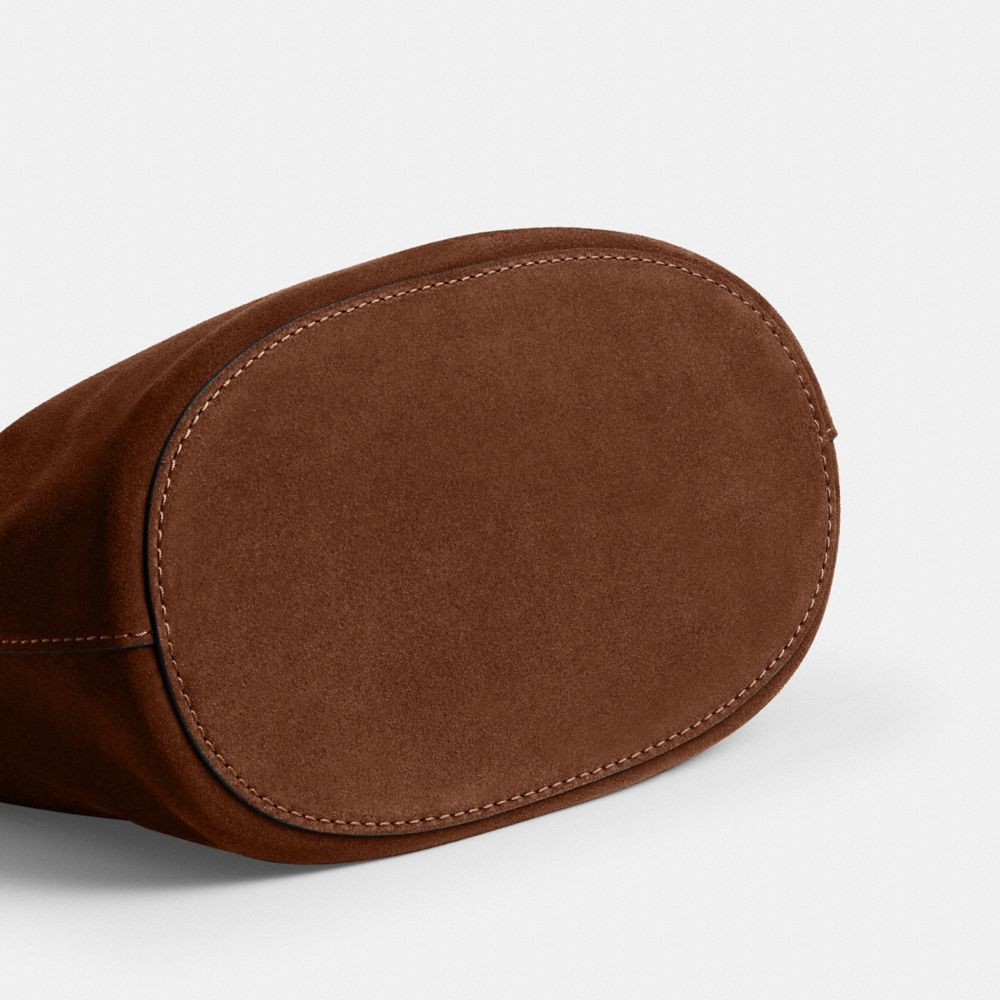 Coach Bleecker Bucket Bag Brass Warm Brown