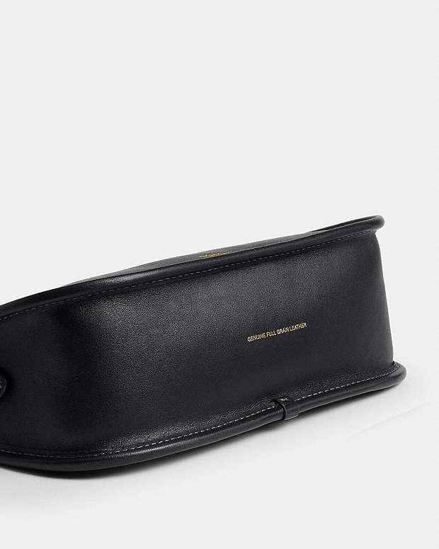 Waverly Bag Natural Grain Leather-Brass-Black Natural Grain Leather-Brass-Black