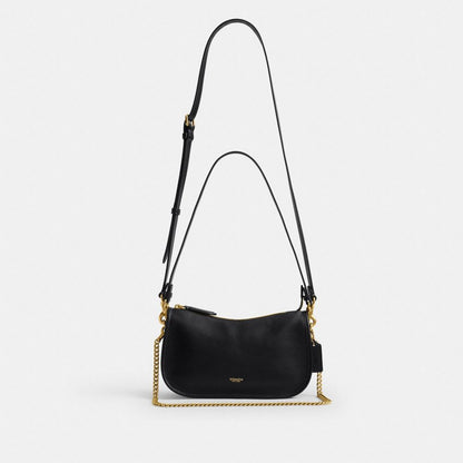 Coach Waverly Bag Brass Black