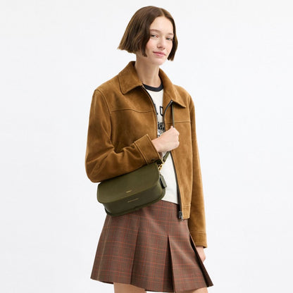 Coach Waverly Bag Brass Olive