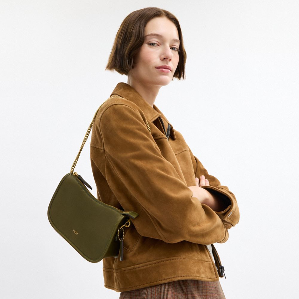 Coach Waverly Bag Brass Olive