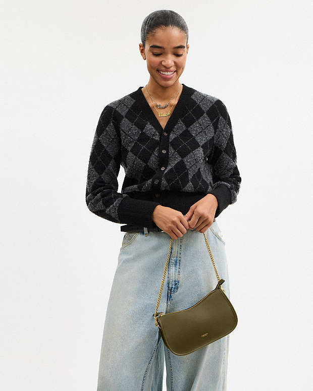 Waverly Bag Natural Grain Leather-Brass-Olive Natural Grain Leather-Brass-Olive