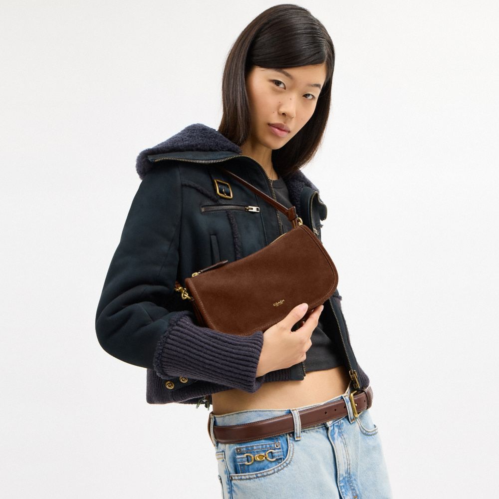 Coach Waverly Bag Brass Warm Brown