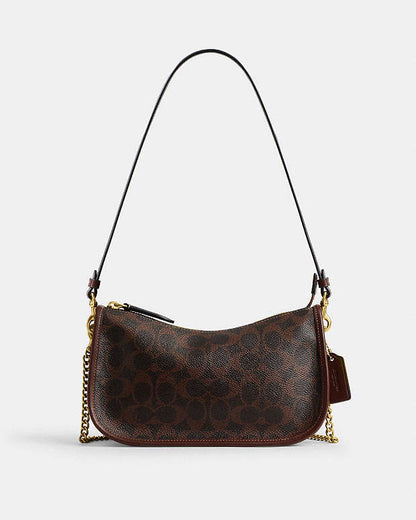 Waverly Bag In Signature Canvas Signature Canvas-Brass-Maple Signature Canvas-Brass-Maple