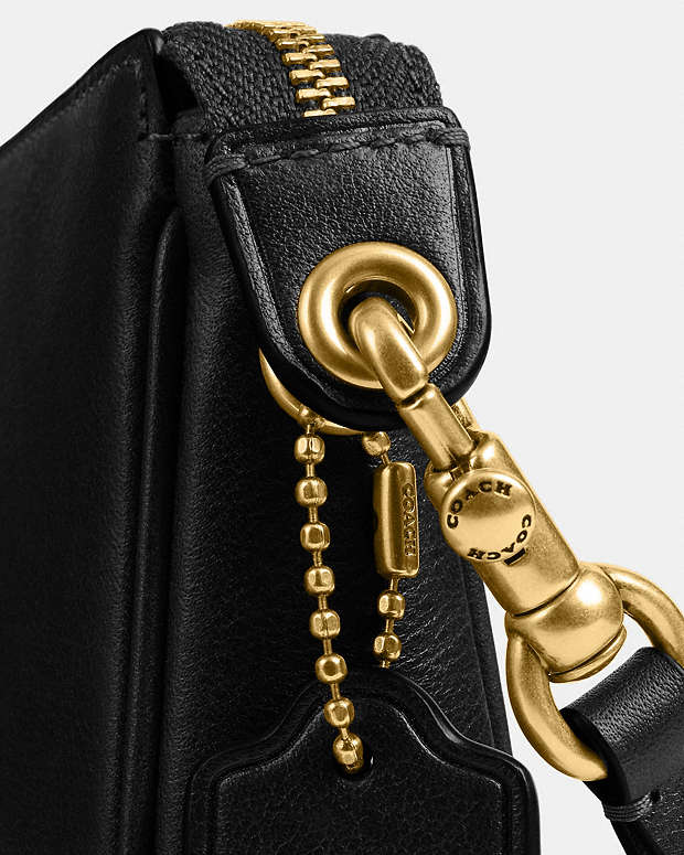 Plaza Bag Natural Grain Leather-Brass-Black Natural Grain Leather-Brass-Black