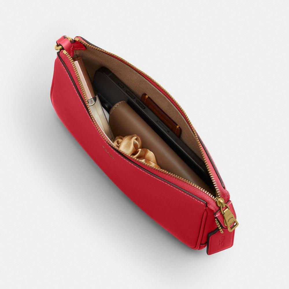 Coach Plaza Bag Brass/Scarlet