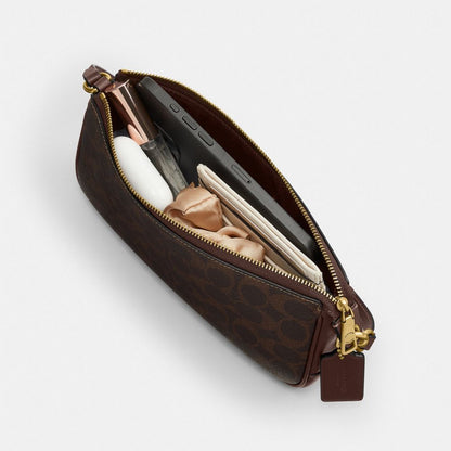 Coach Plaza Bag In Signature Canvas Brass Maple