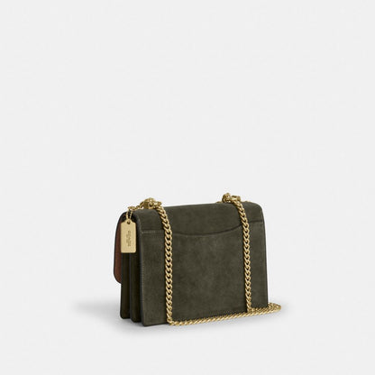 Coach Klare Crossbody Bag In Signature Canvas Im Army Green Tan