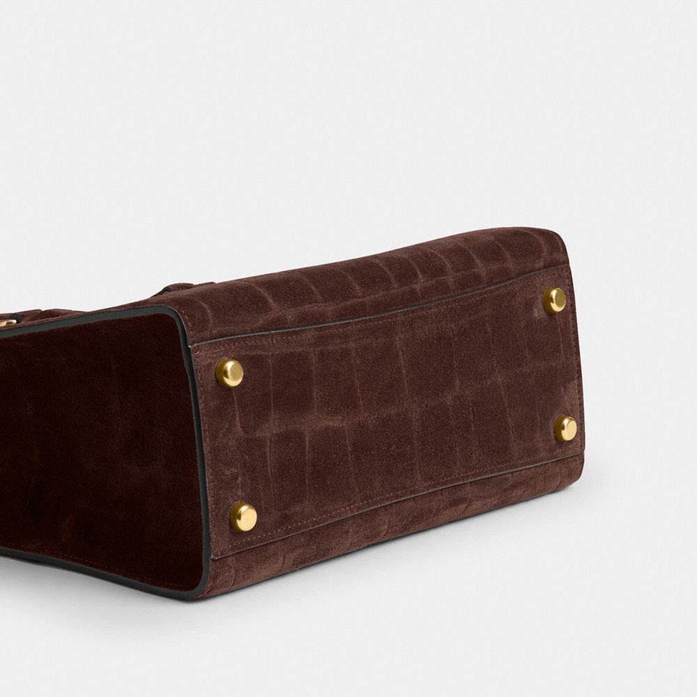 Coach Maggie Small Tote Bag Gold Maple