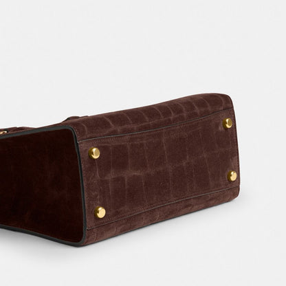 Coach Maggie Small Tote Bag Gold Maple