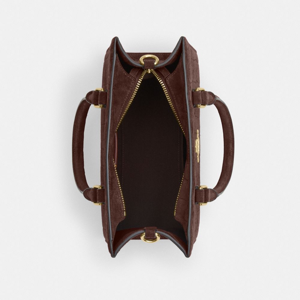 Coach Maggie Small Tote Bag Gold Maple