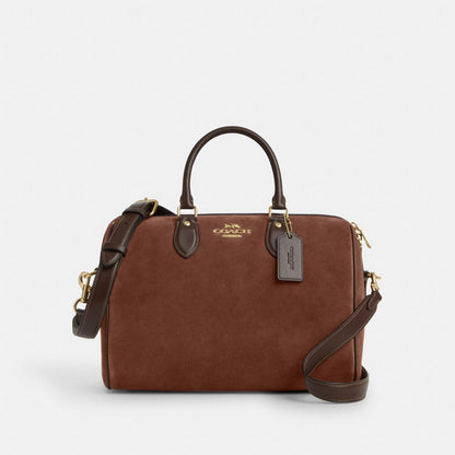 Coach Rowan Large Satchel Bag Im Vintage Brown