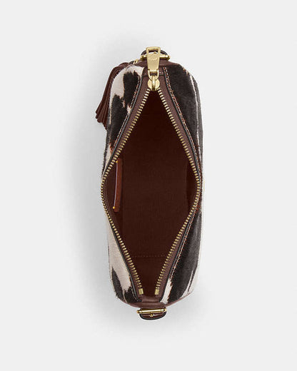 Kailey Shoulder Bag With Cow Print And Tassel Cow Printed Haircalf-Im-Cow Multi Cow Printed Haircalf-Im-Cow Multi