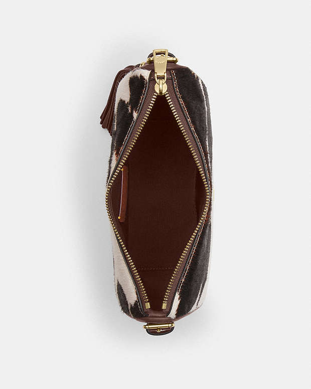 Kailey Shoulder Bag With Cow Print And Tassel Cow Printed Haircalf-Im-Cow Multi Cow Printed Haircalf-Im-Cow Multi