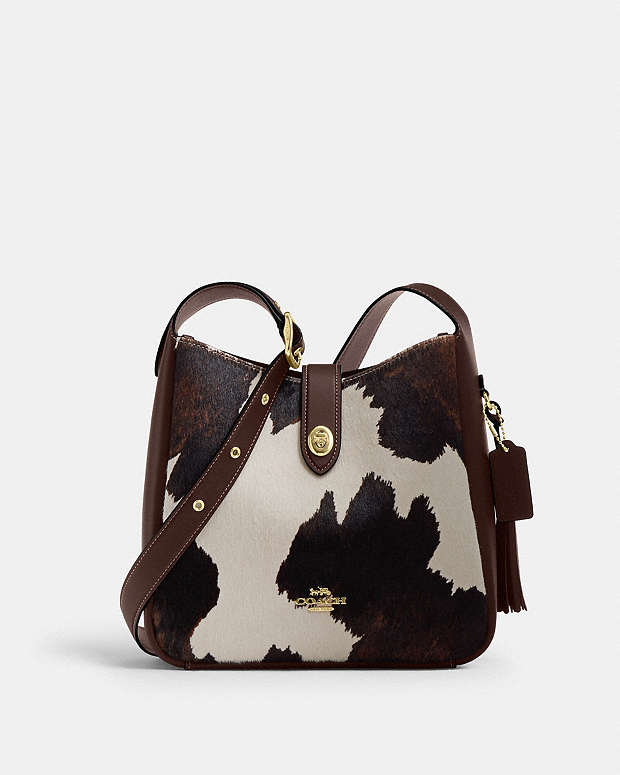Hadley Convertible Crossbody Bag With Cow Print And Tassel Cow Printed Haircalf-Im-Cow Multi Cow Printed Haircalf-Im-Cow Multi