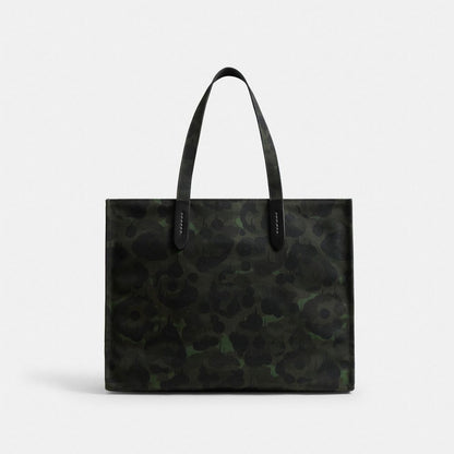 Tote With Camo Print And Rexy Army Green Multi Army Green Multi