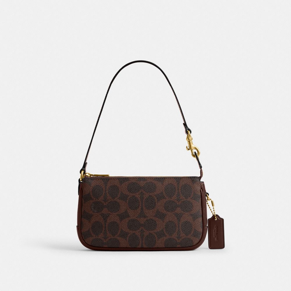 Coach Plaza Bag 18 In Signature Canvas Brass Maple