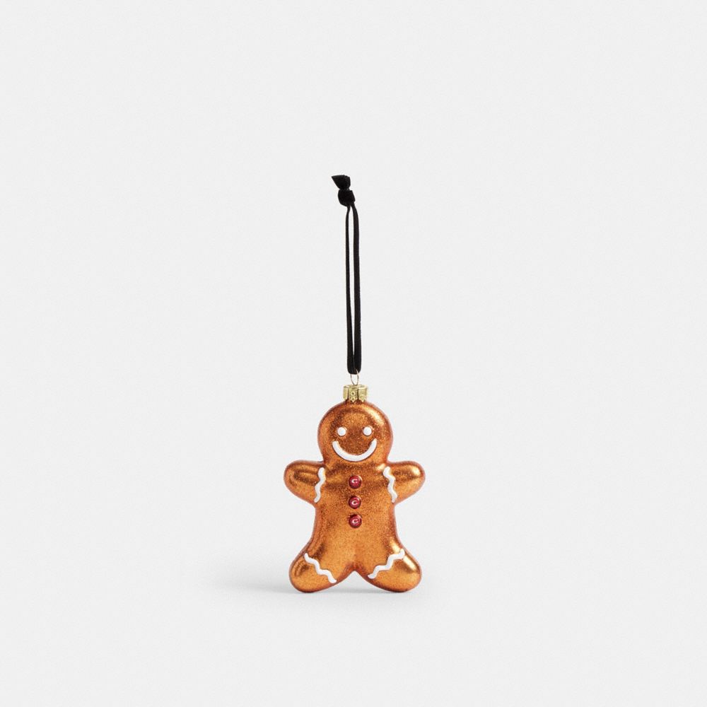 Coach Gingerbread Man Ornament Multi