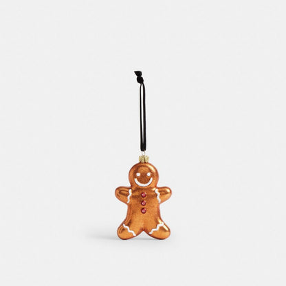 Coach Gingerbread Man Ornament Multi